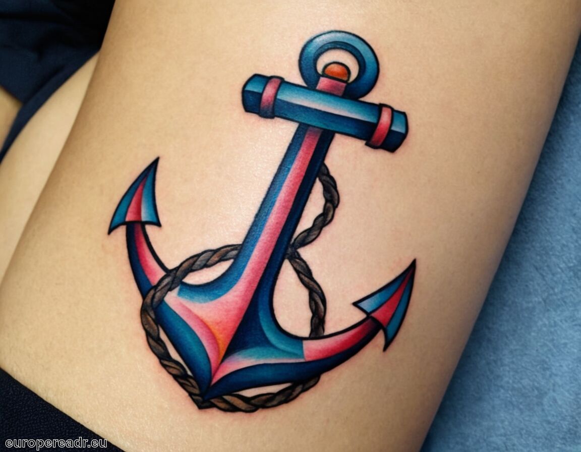 Ausdruck von Sicherheit in Beziehungen - Anker Tattoo Bedeutung » Stabilität und Sicherheit