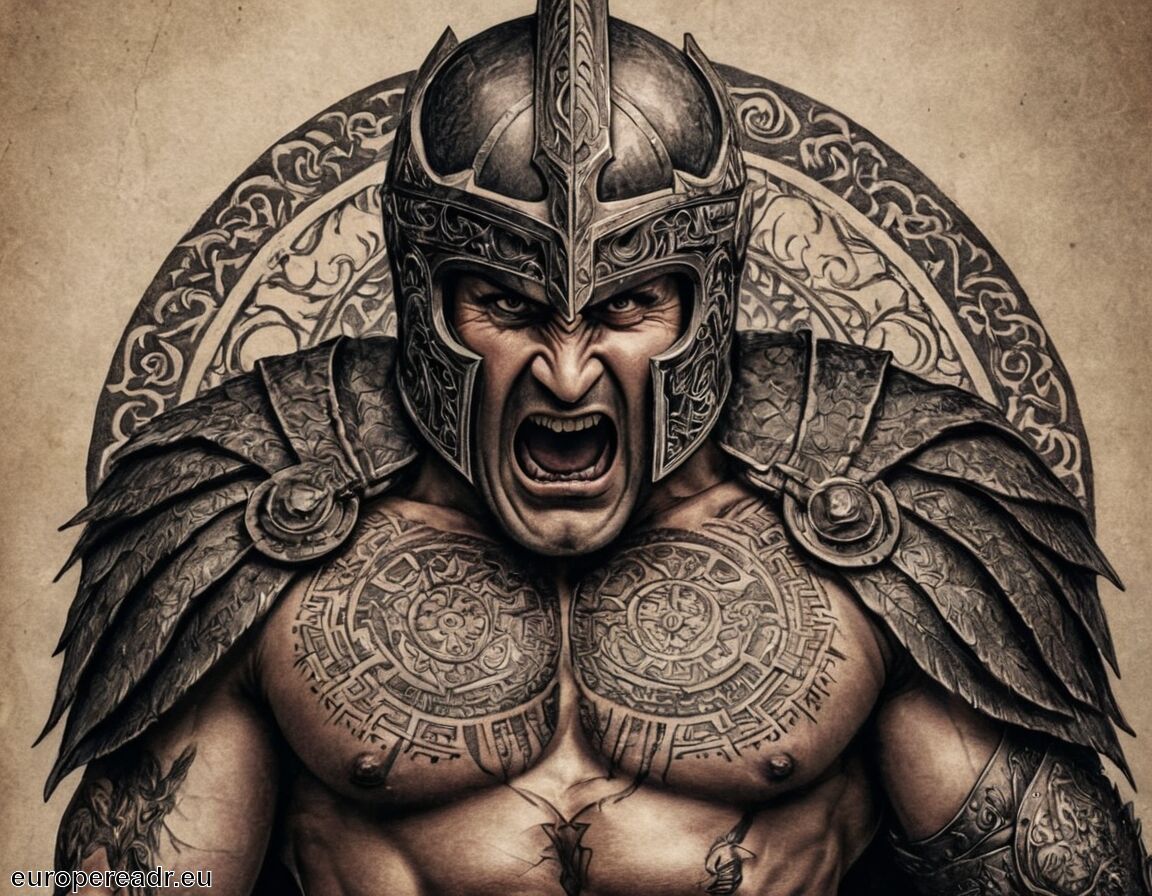 Verbindung zur nordischen Mythologie und Kultur - Berserk Tattoo Bedeutung » Wut und Wagemut