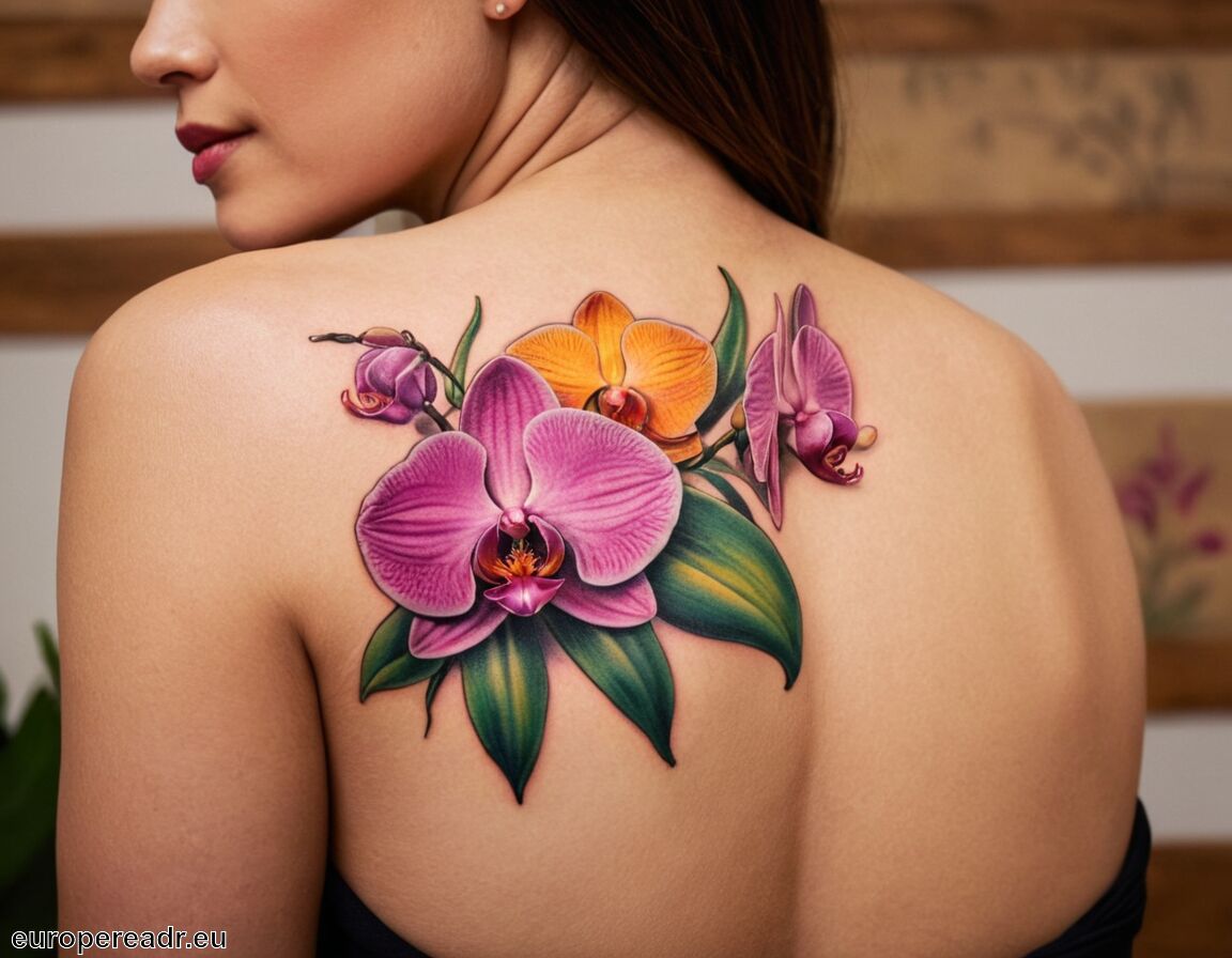 Orchideen verkörpern Schönheit und Exklusivität - Blumen Liste Tattoo Bedeutung » Vielfalt der Symbole