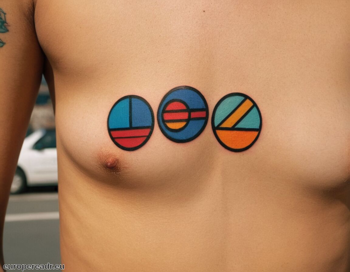 Verwendung in der Street-Art - Drei Punkte Tattoo Bedeutung » Mi vida loca Symbol