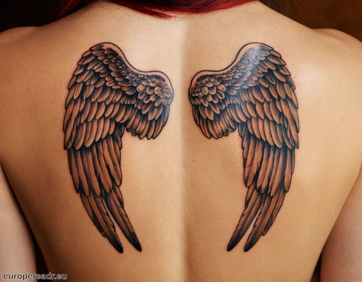 Repräsentation von Hoffnung und Neubeginn - Engelsflügel Tattoo Bedeutung » Schutz und Freiheit