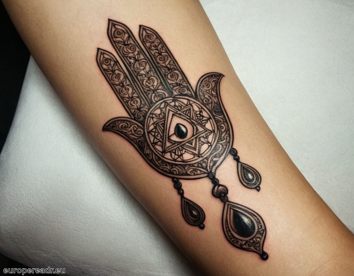 Abwehr von negativem Einfluss - Hand der Fatima Tattoo Bedeutung » Diva und Schutz