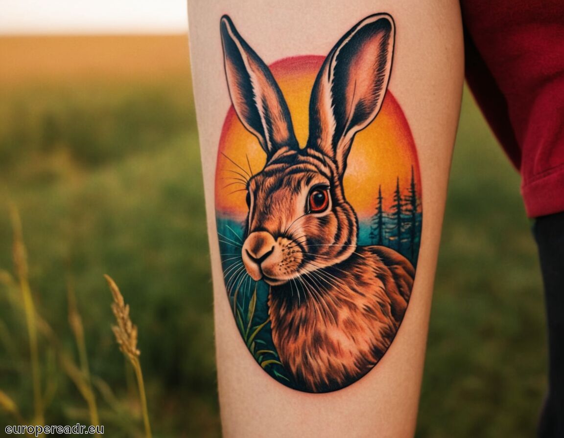 Bedeutung in der Tier- und Pflanzenwelt   - Hase Tattoo Bedeutung » Schnelligkeit und Fruchtbarkeit