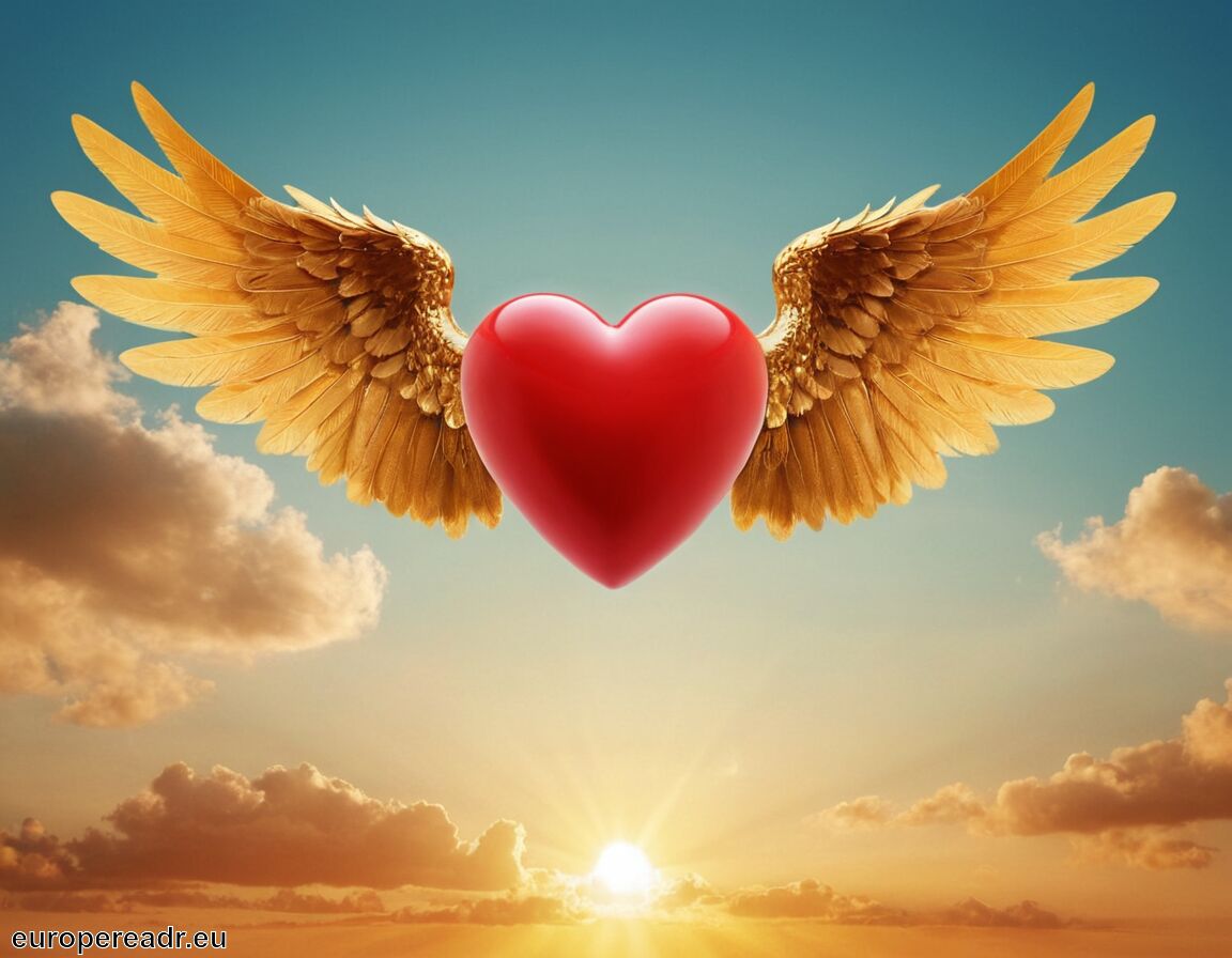 Schutz des Herzens vor Negativität   - Herz mit Flügeln Tattoo Bedeutung » Freiheit der Liebe