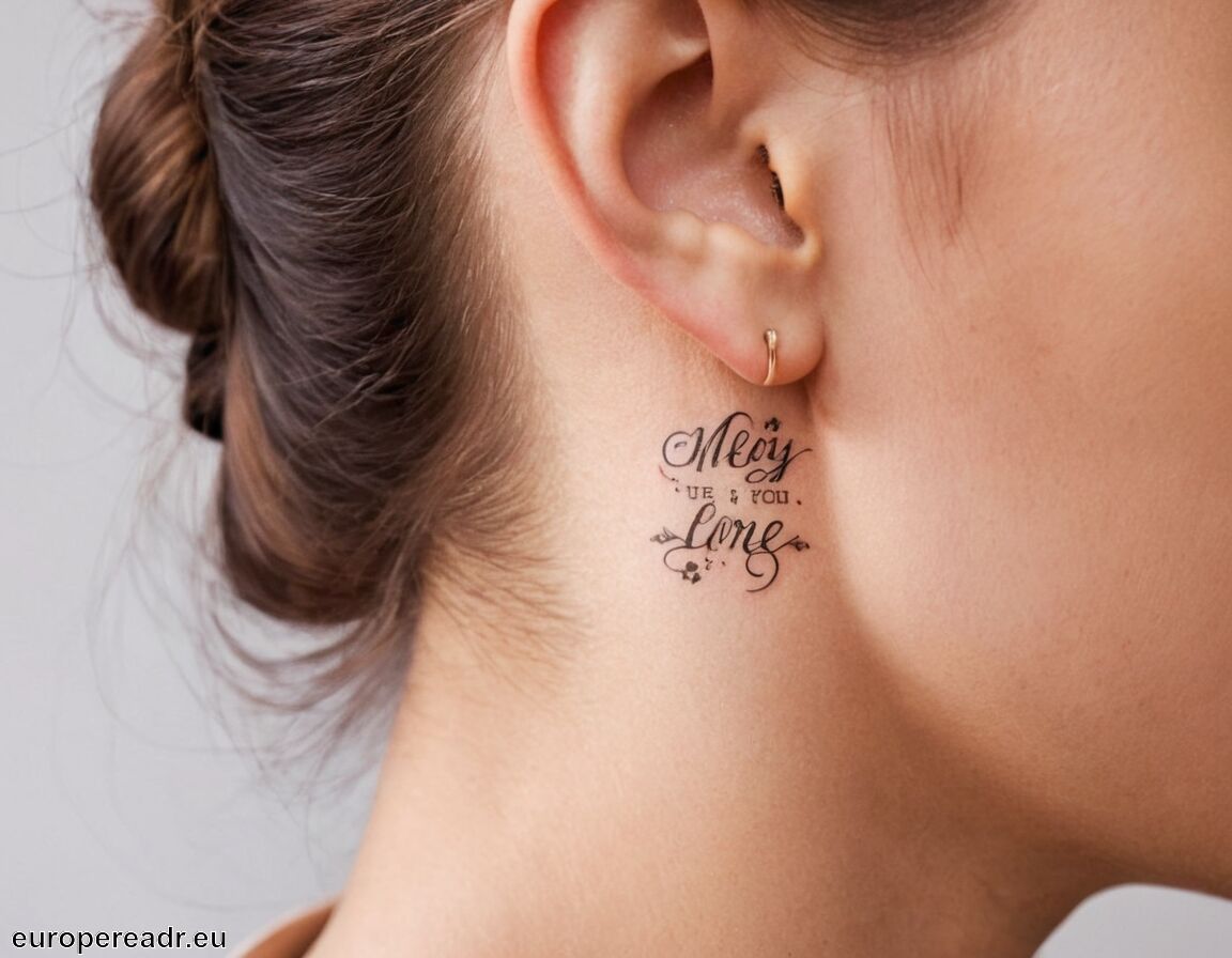 Einfluss der Medien auf Designs   - hinterm Ohr Tattoo Bedeutung » Unbemerkt und privat