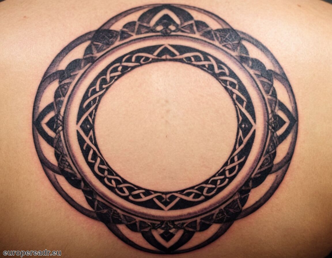 Kreis in der Geometrie und Natur   - Kreis Tattoo Bedeutung » Unendlichkeit und Einheit