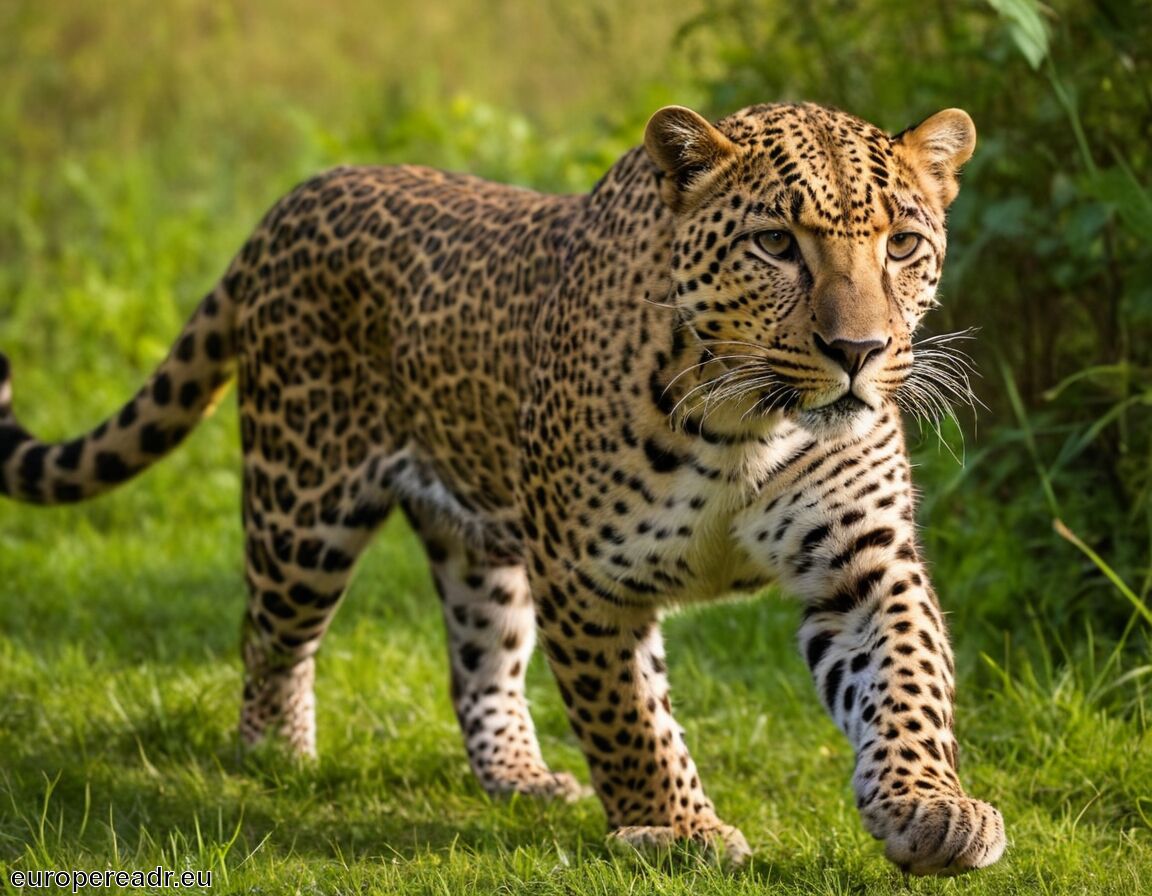 Beliebtes Motiv in Tattoo-Kunst   - Leopard Tattoo Bedeutung » Schnelligkeit und Anmut