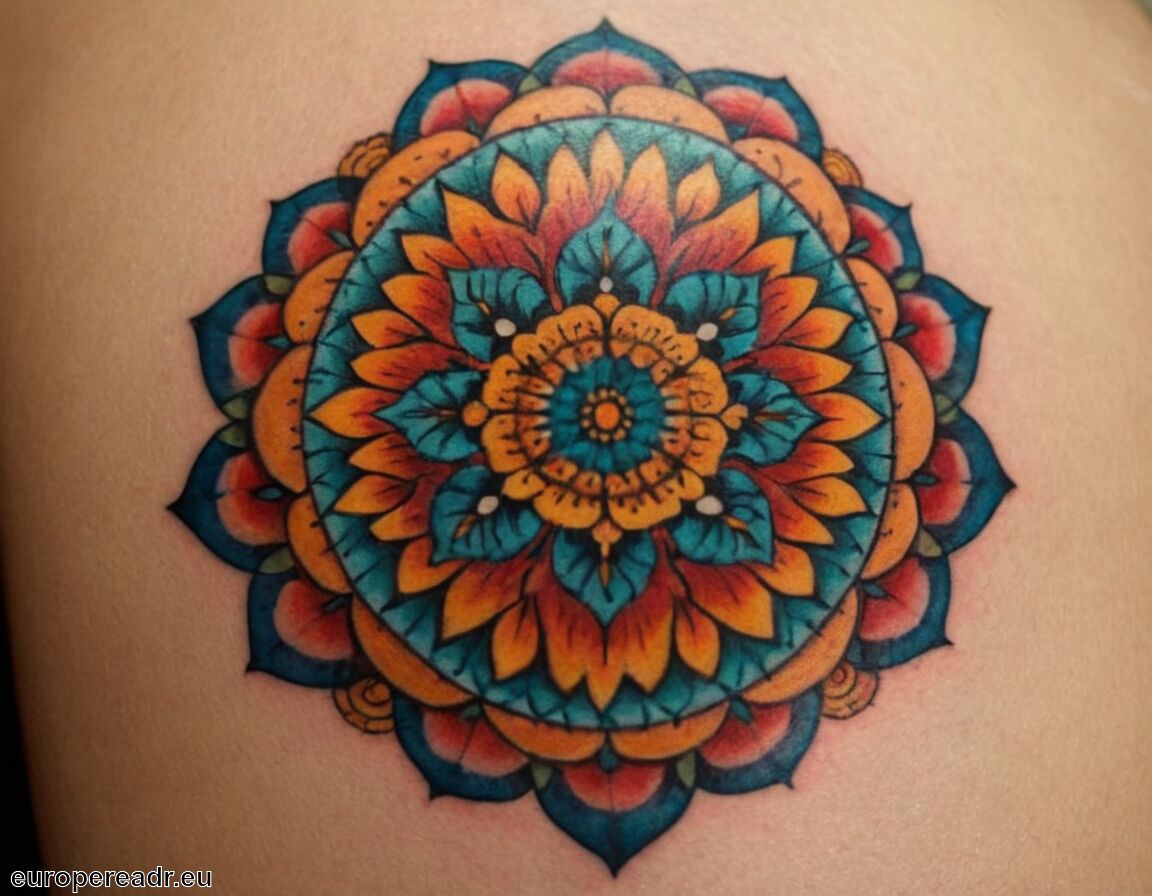 Farben und Formen haben spezielle Bedeutungen   - Mandala Tattoo Bedeutung » Ganzheit und Harmonie