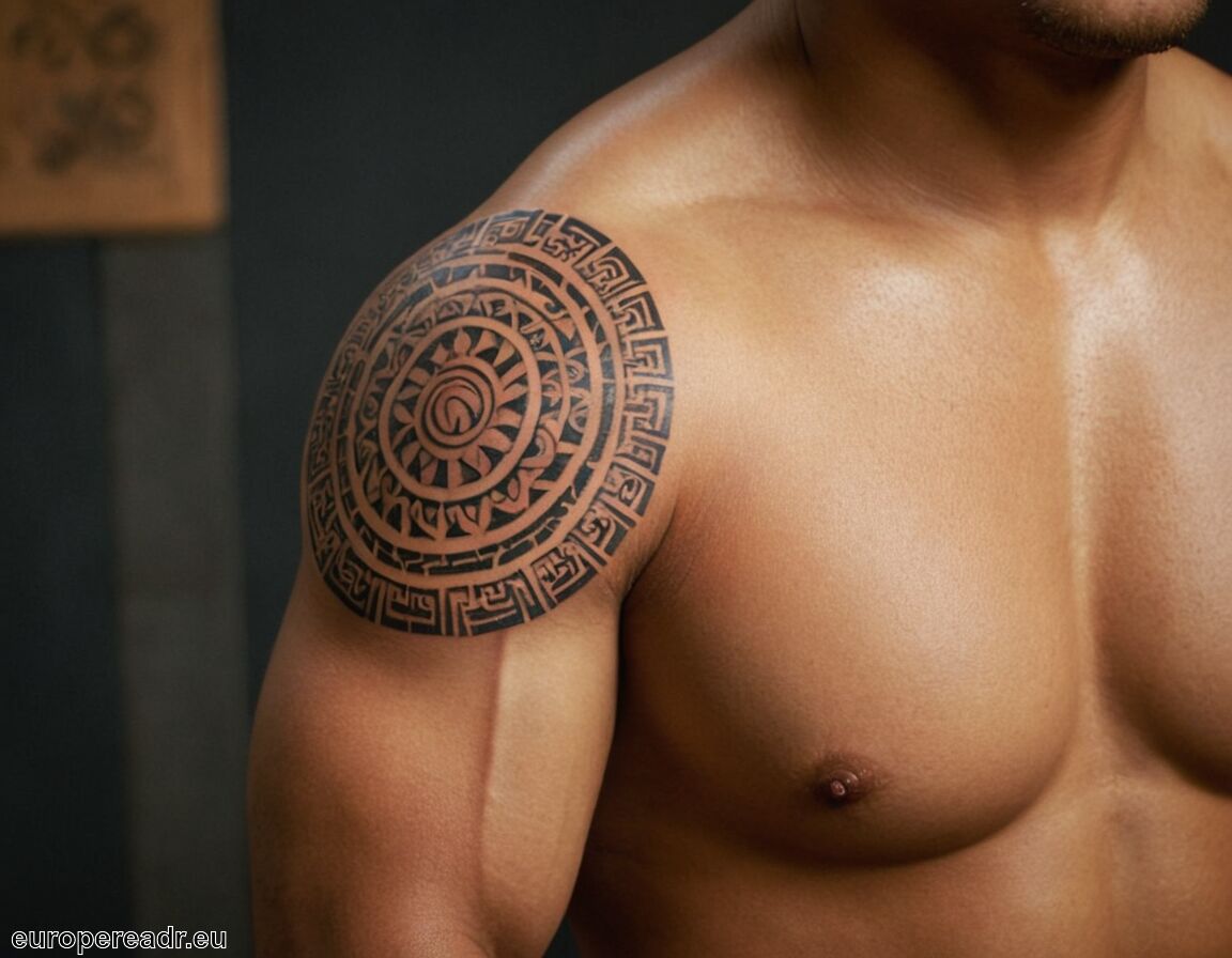 Spiritualität und Schutz durch Tätowierungen   - Maori Arm Tattoo Bedeutung » Stärke und Stolz