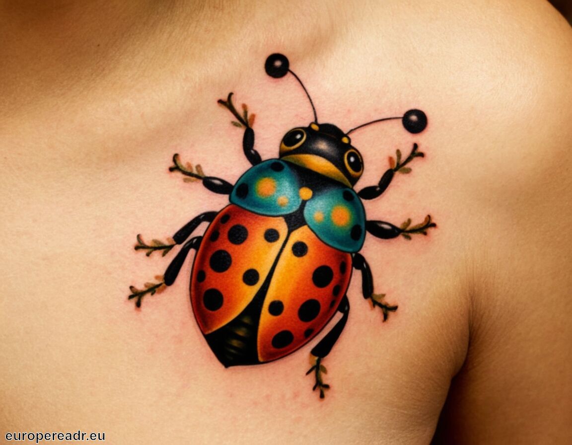 Einfluss von Kulturen auf die Bedeutung - Marienkäfer Tattoo Bedeutung » Glück und Hoffnung