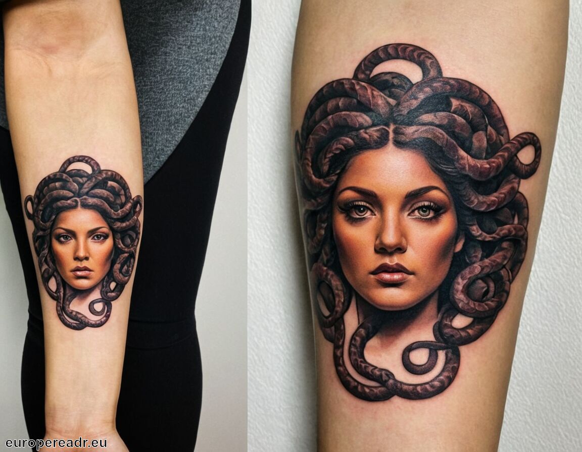 Identität und Selbstbehauptung - Medusa sexuelle Gewalt Tattoo Bedeutung » Mut und Widerstand