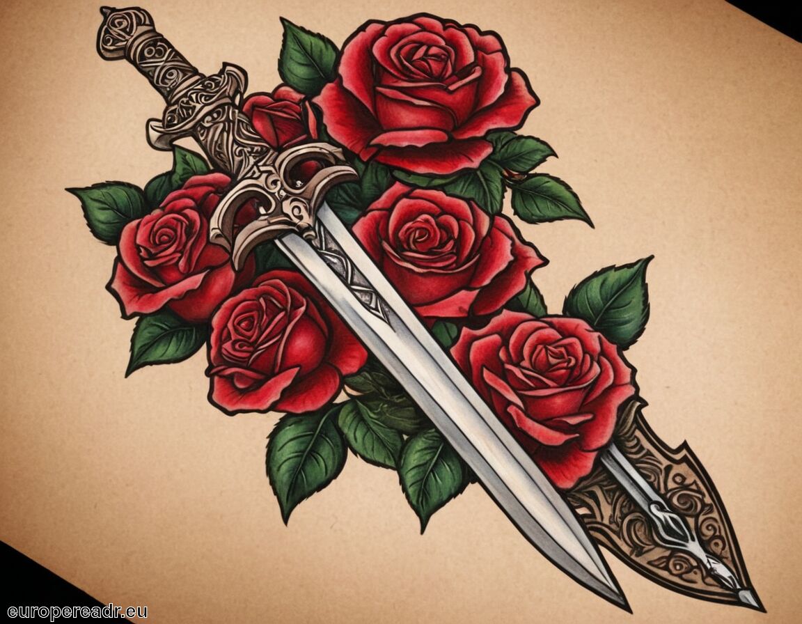 Individuelle Geschichten hinter jedem Motiv   - Messer Tattoo Bedeutung » Gefahr und Verteidigung