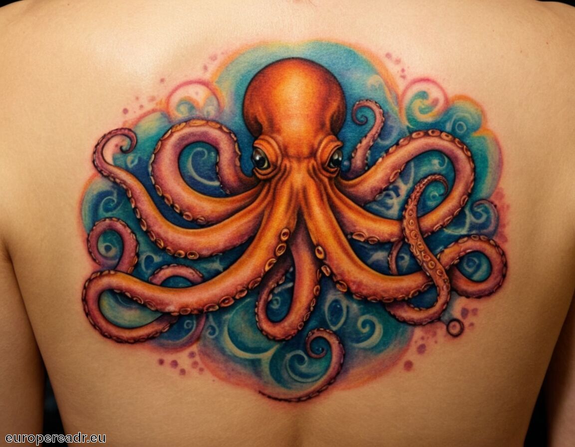 Verbindung zu Feminität und Kreativität - Octopus Tattoo Bedeutung » Intelligenz und Anpassung