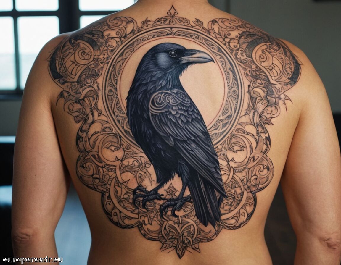 Spiritualität und mystische Bedeutung - Odins Raben Tattoo Bedeutung » Wissen und Einsicht