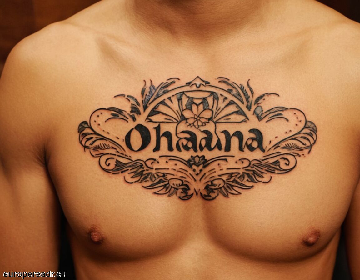 Designs und Motive für Ohana Tattoos - Ohana Tattoo Bedeutung » Familie und Zusammenhalt