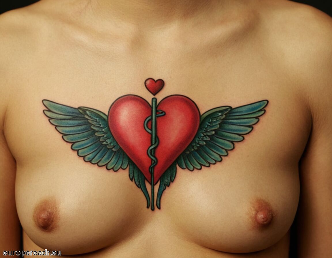 Verbindung zwischen Träger und Empfänger   - Organspende Tattoo Bedeutung » Leben schenken
