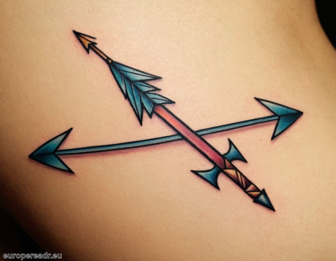 Erinnerung an persönliche Ziele und Visionen - Pfeil Tattoo Bedeutung » Richtung und Ziel