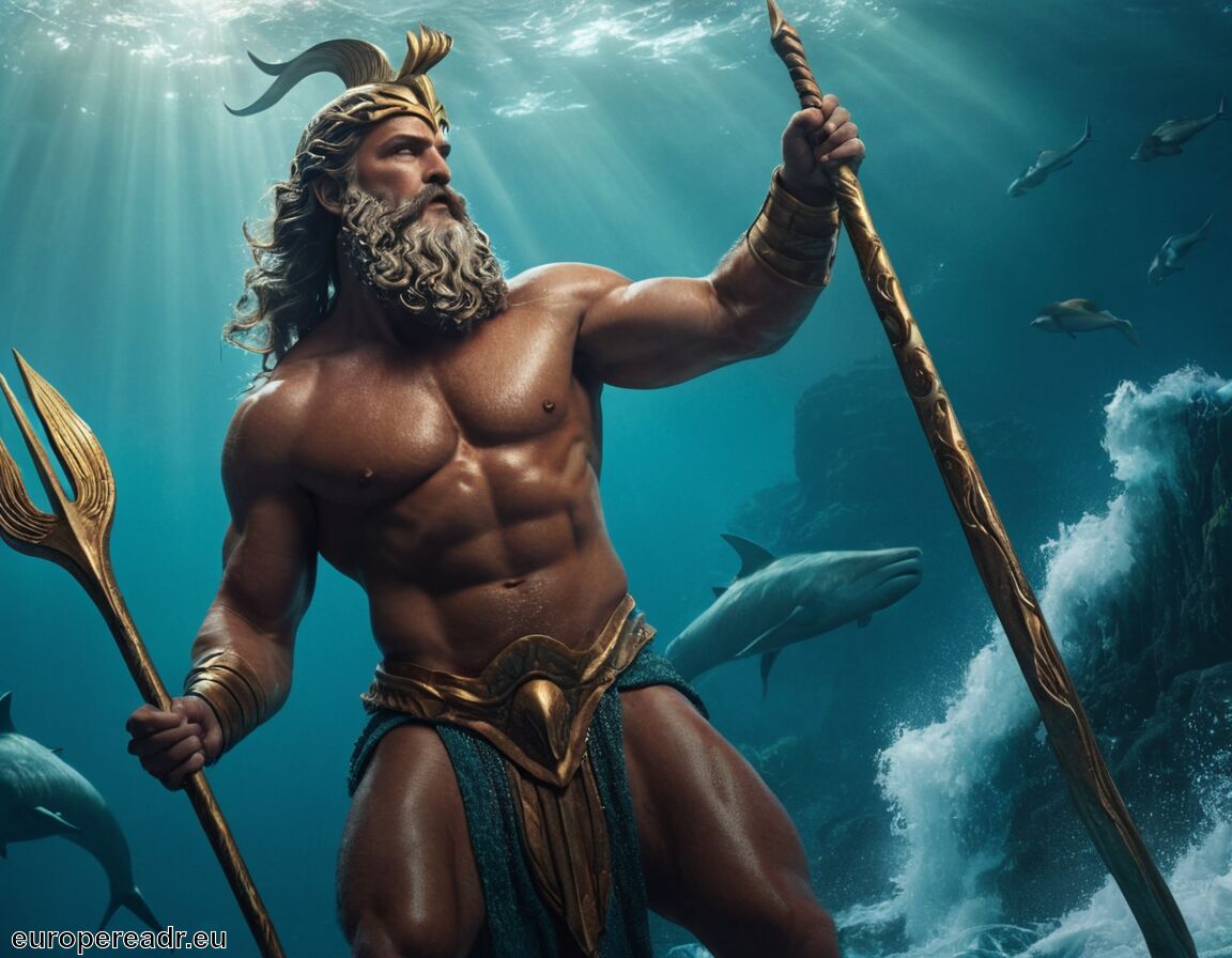 Mythologische Geschichten und Legenden - Poseidon Tattoo Bedeutung » Gott des Meeres