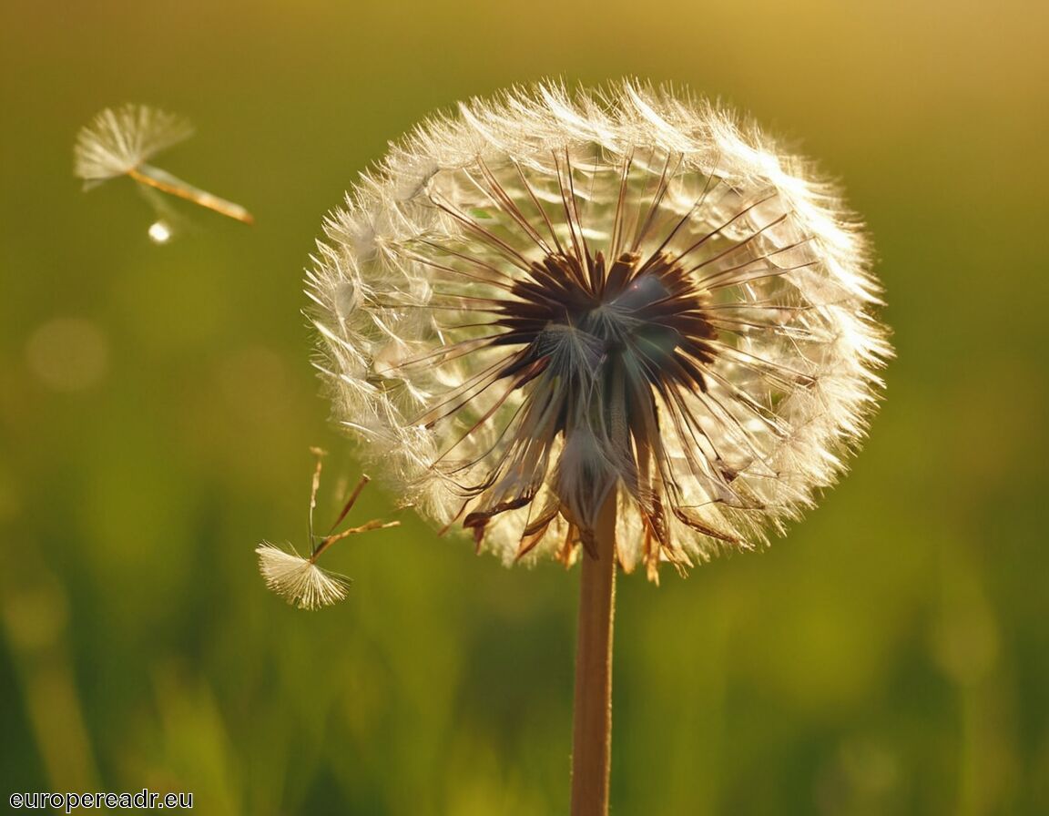 Inspiration durch Kindheitserinnerungen   - Pusteblume Tattoo Bedeutung » Wünsche und Träume