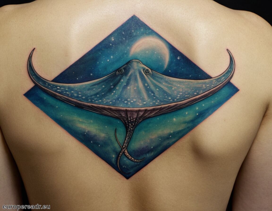 Schutz und Verteidigung vor Gefahren - Rochen Tattoo Bedeutung » Natur und Mystik