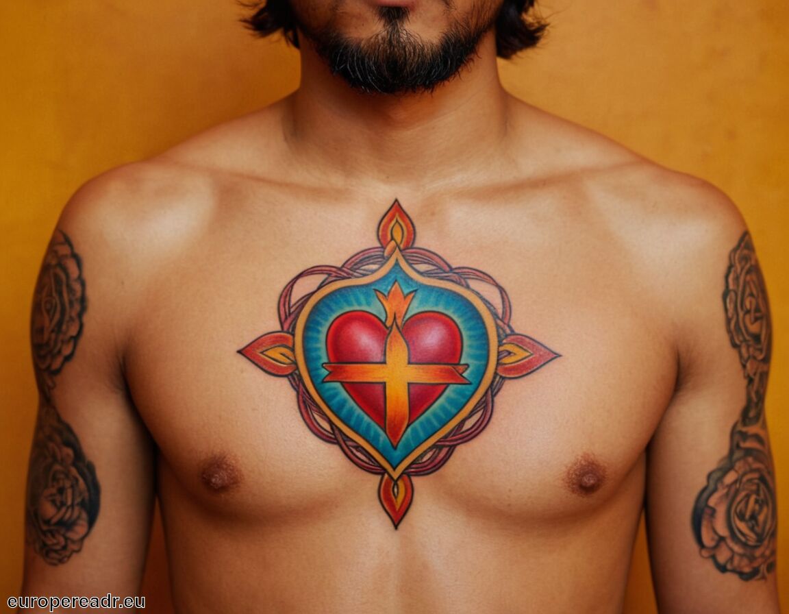 Kombination von Kultur und Religiosität - Sacred Heart Tattoo Bedeutung » Heiliges Herz; Sak Yant Tattoo Bedeutung » Traditionelle Spiritualität