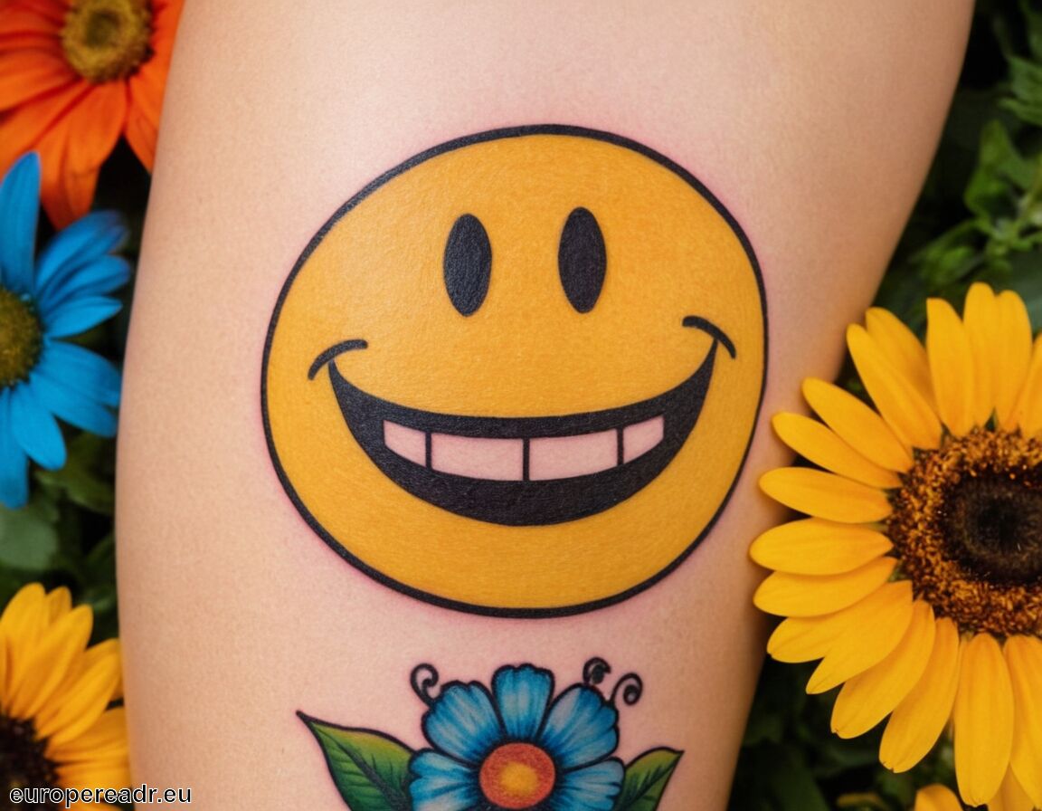 Persönliche Interpretation und Individualität - Smiley Tattoo Bedeutung » Freude und Unbeschwertheit