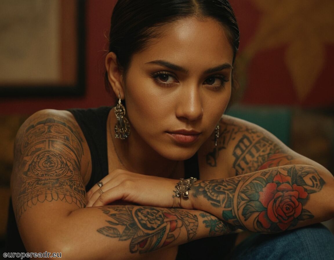 Künstlerische Techniken und Stile im Fokus - Chicano Tattoo Bedeutung » Kultur und Identität
