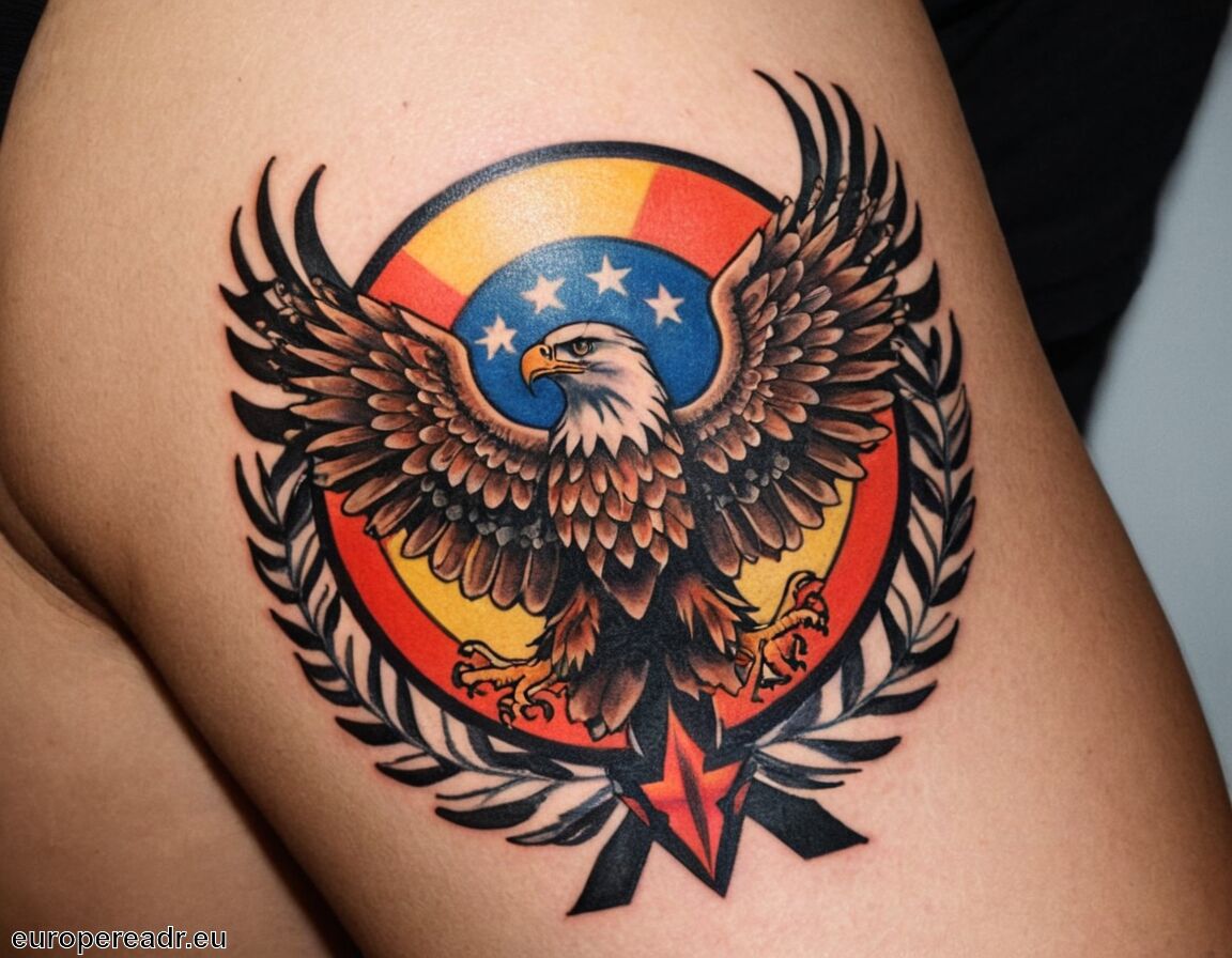 Ausdruck von Freiheit und Unabhängigkeit - Deutscher Adler Tattoo Bedeutung » Stolz und Tradition