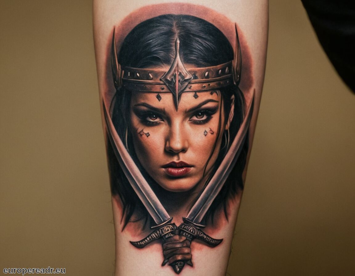 Ausdruck von Stärke und Macht - Dolch Tattoo Bedeutung » Gefahr und Loyalität
