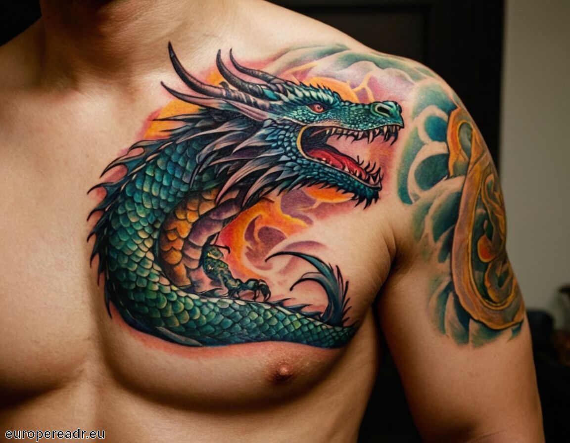 Fähigkeit zur Transformation und Veränderung   - Drache Tattoo Bedeutung » Macht und Mystik