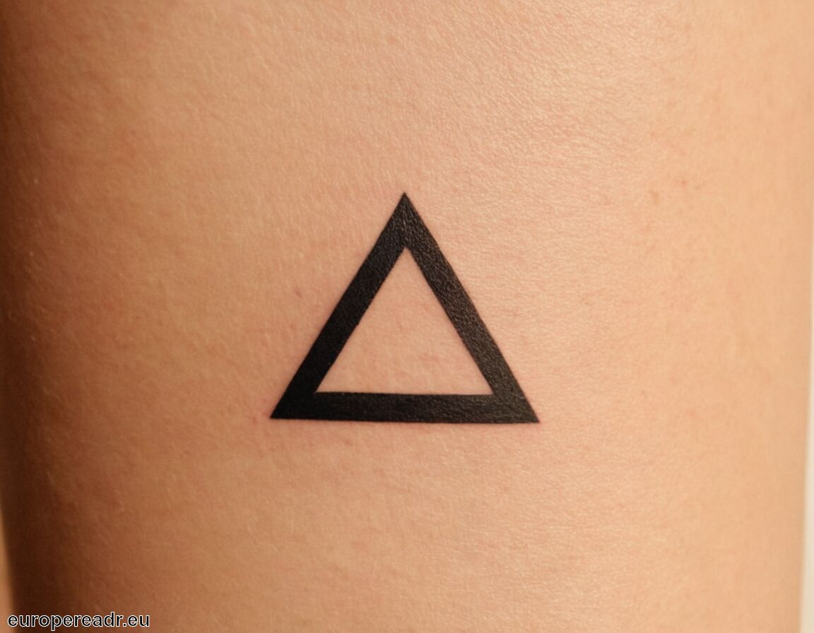 Vielfältige Interpretationen und persönliche Bedeutung   - Dreieck Tattoo Bedeutung » Stabilität und Harmonie