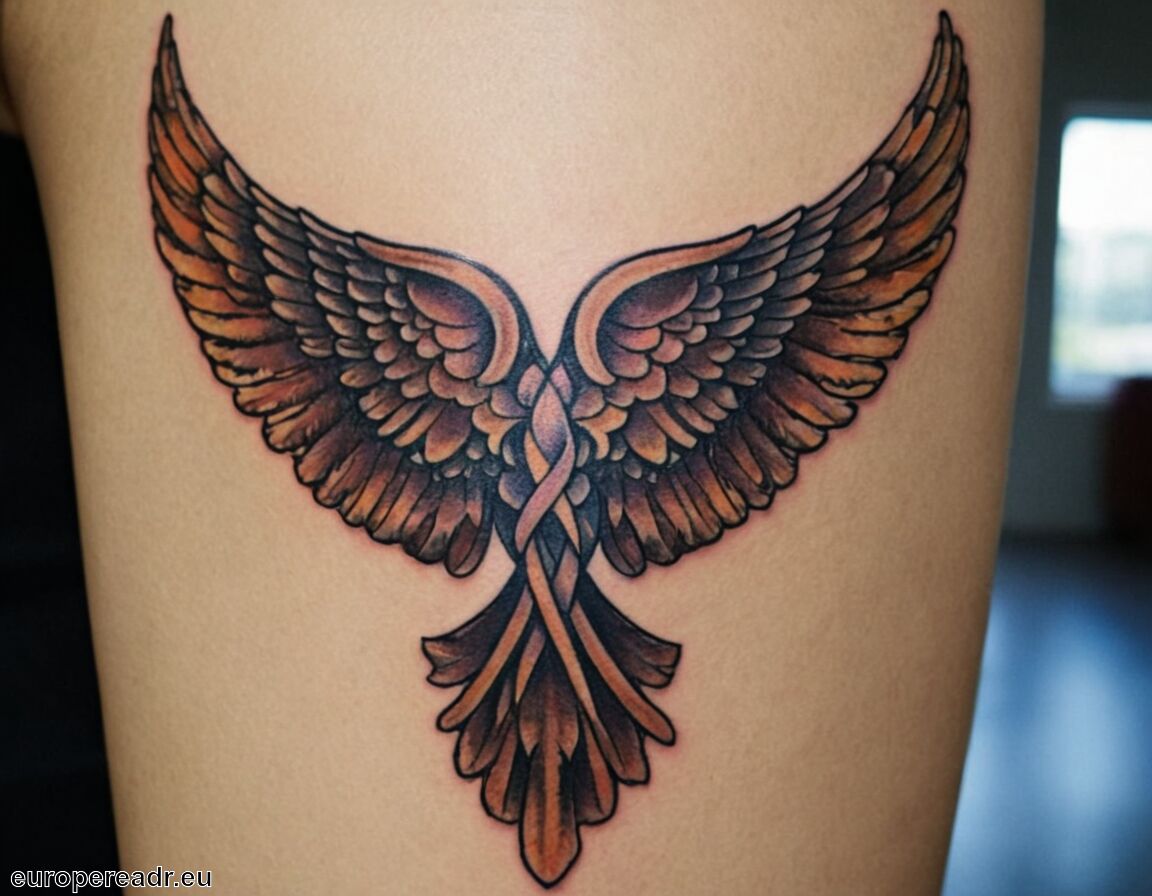 Verbindung zu Träumen und Zielen - Engelsflügel Tattoo Bedeutung » Schutz und Freiheit