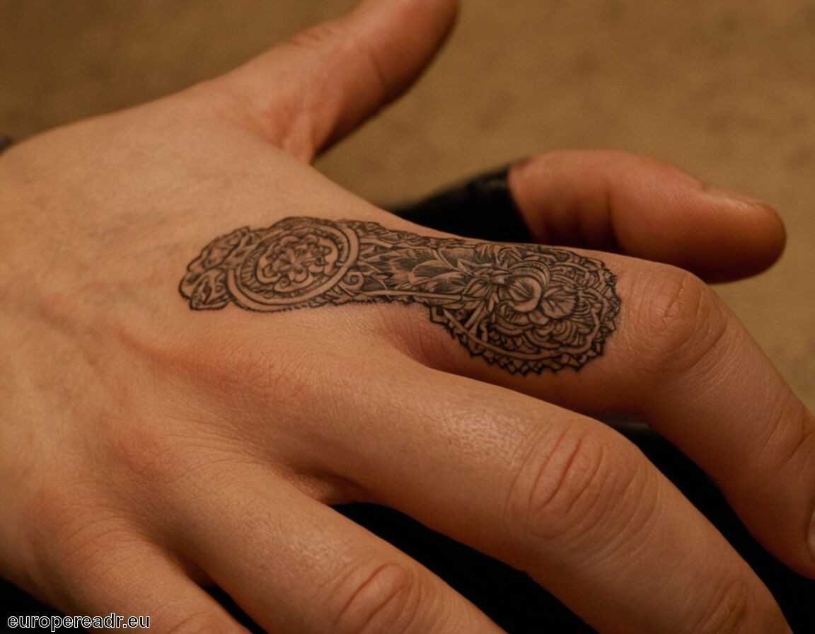Schmerz und Risiko beim Tätowieren - Finger Männer Tattoo Bedeutung » Männliche Identität
