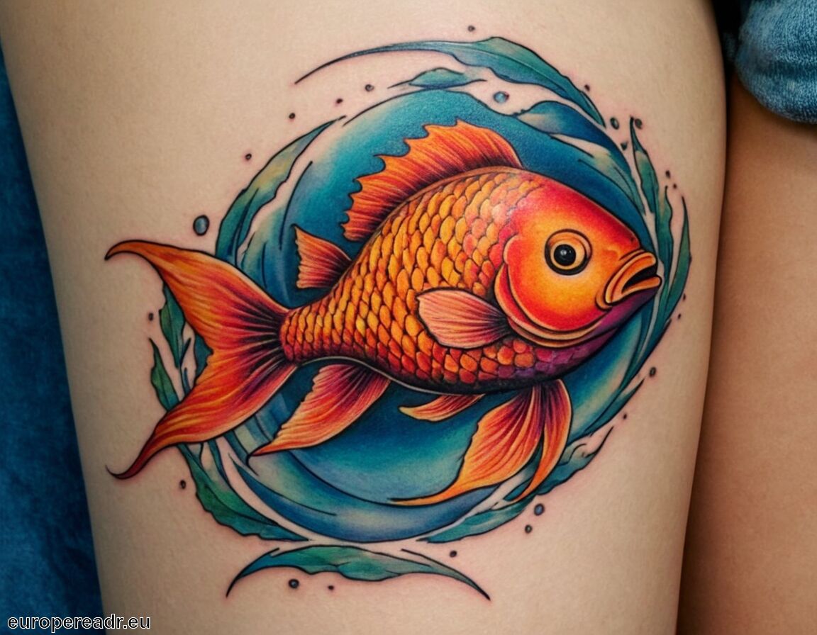 Verbindung zur Natur und Lebensfluss - Fisch Tattoo Bedeutung » Die Tiefe des Lebens