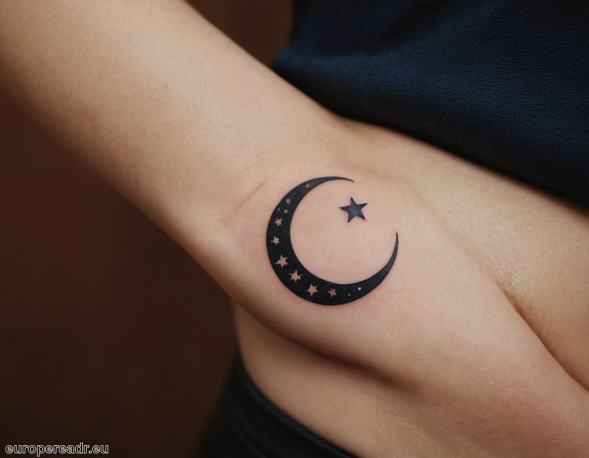 Zeichen für persönliche Erneuerung und Neuanfang - Halbmond Tattoo Bedeutung » Wachstumsphase