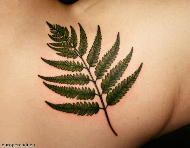 Farn Tattoo Bedeutung » Neuanfang und Schutz