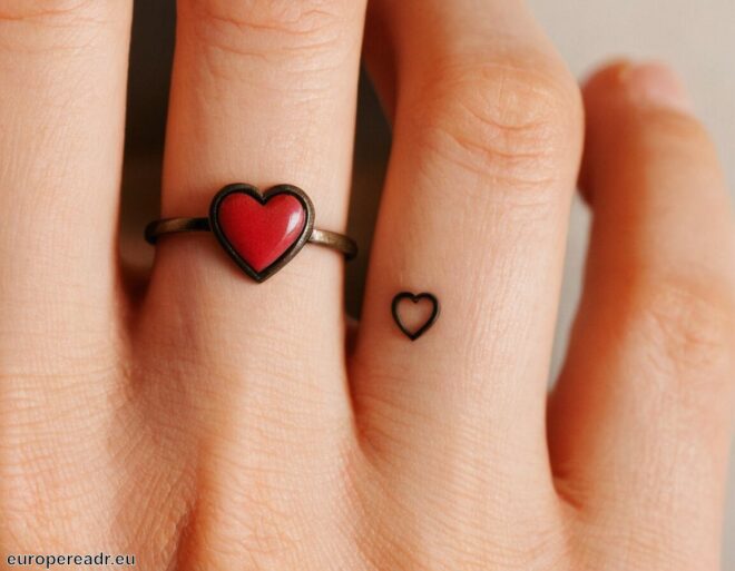 Herz Finger Tattoo Bedeutung » Schaffung von Bindung