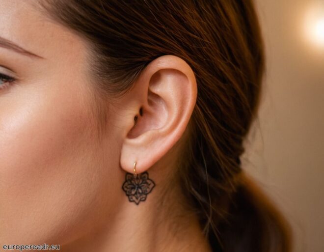 hinterm Ohr Tattoo Bedeutung » Unbemerkt und privat