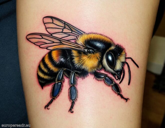 Hummel Tattoo Bedeutung » Fleiß und Durchhaltevermögen