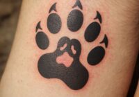 Hundepfote Tattoo Bedeutung » Tierliebe und Treue