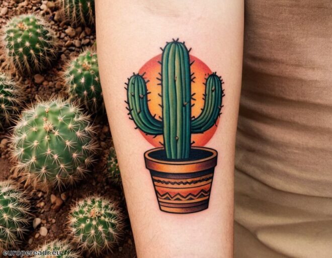 Kaktus Tattoo Bedeutung » Schutz und Stärke