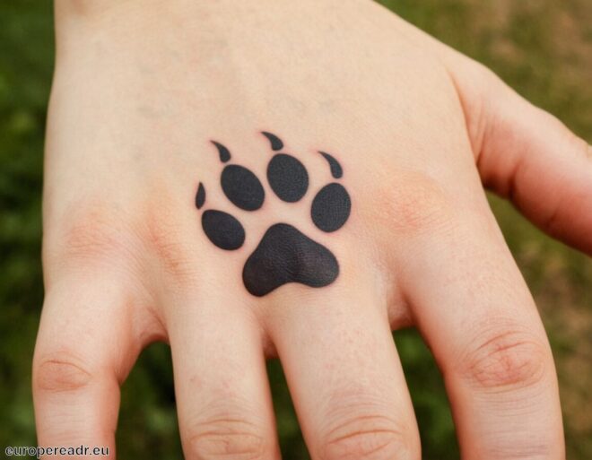 Katzenpfote Tattoo Bedeutung » Tierische Verbundenheit