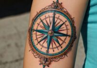 Kompass Tattoo Bedeutung » Orientierung im Leben