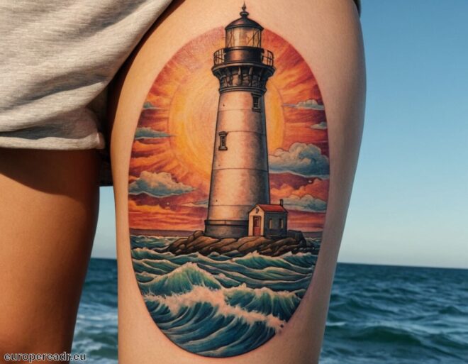 Leuchtturm Tattoo Bedeutung » Wegweiser in der Dunkelheit