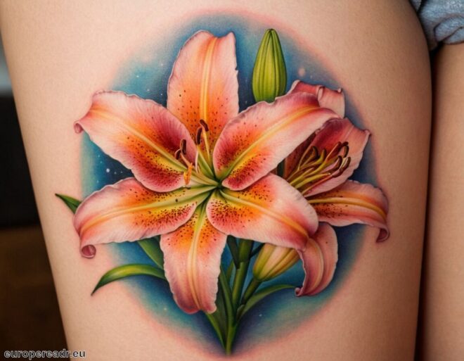 Lilie Tattoo Bedeutung » Reinheit und Unschuld