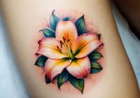 Lilie Tattoo Bedeutung » Schönheit und Anmut