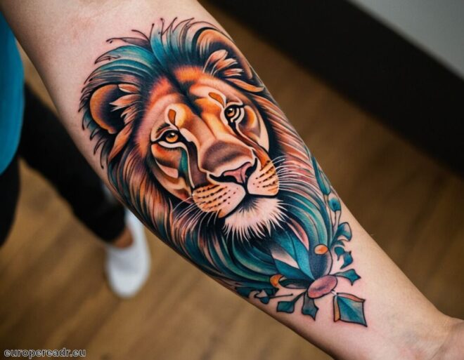 Löwen Tattoo Bedeutung » Mut und Stärke