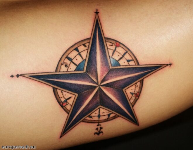 Nautischer Stern Tattoo Bedeutung » Reise und Entdeckung