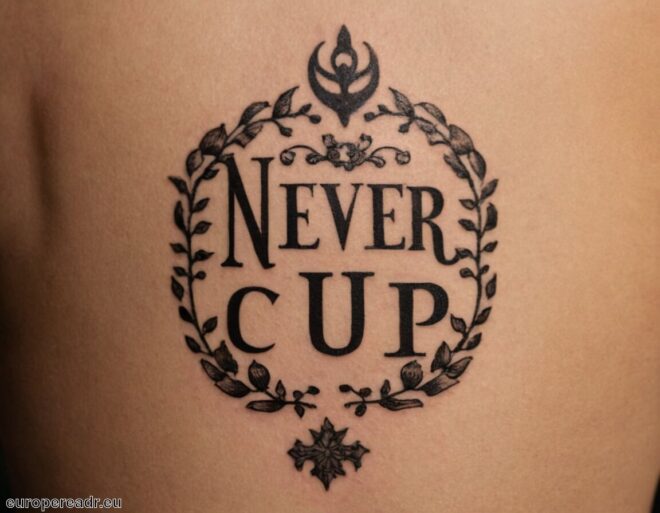 Never Give Up Tattoo Bedeutung » Durchhaltevermögen