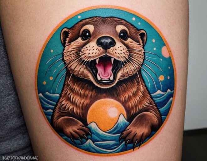 Otter Tattoo Bedeutung » Verspieltheit und Freude